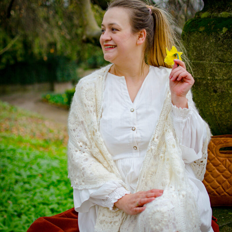 Snowdrop Shawl Crochet Pattern