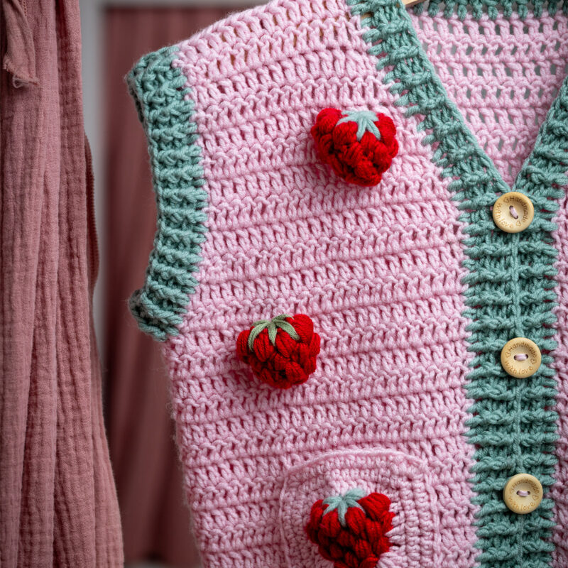 Strawberry sweater Crochet Pattern