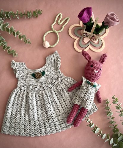 CickaDesign – Baby dress with bunny CickaDesign - Baby dress with bunny